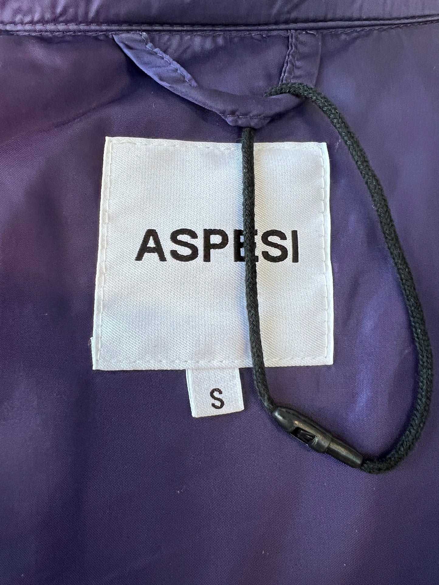 Veste surchemise matelassée violet lavable (XS)