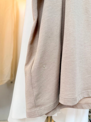 Camisole douceur beige à fines bretelles (12)