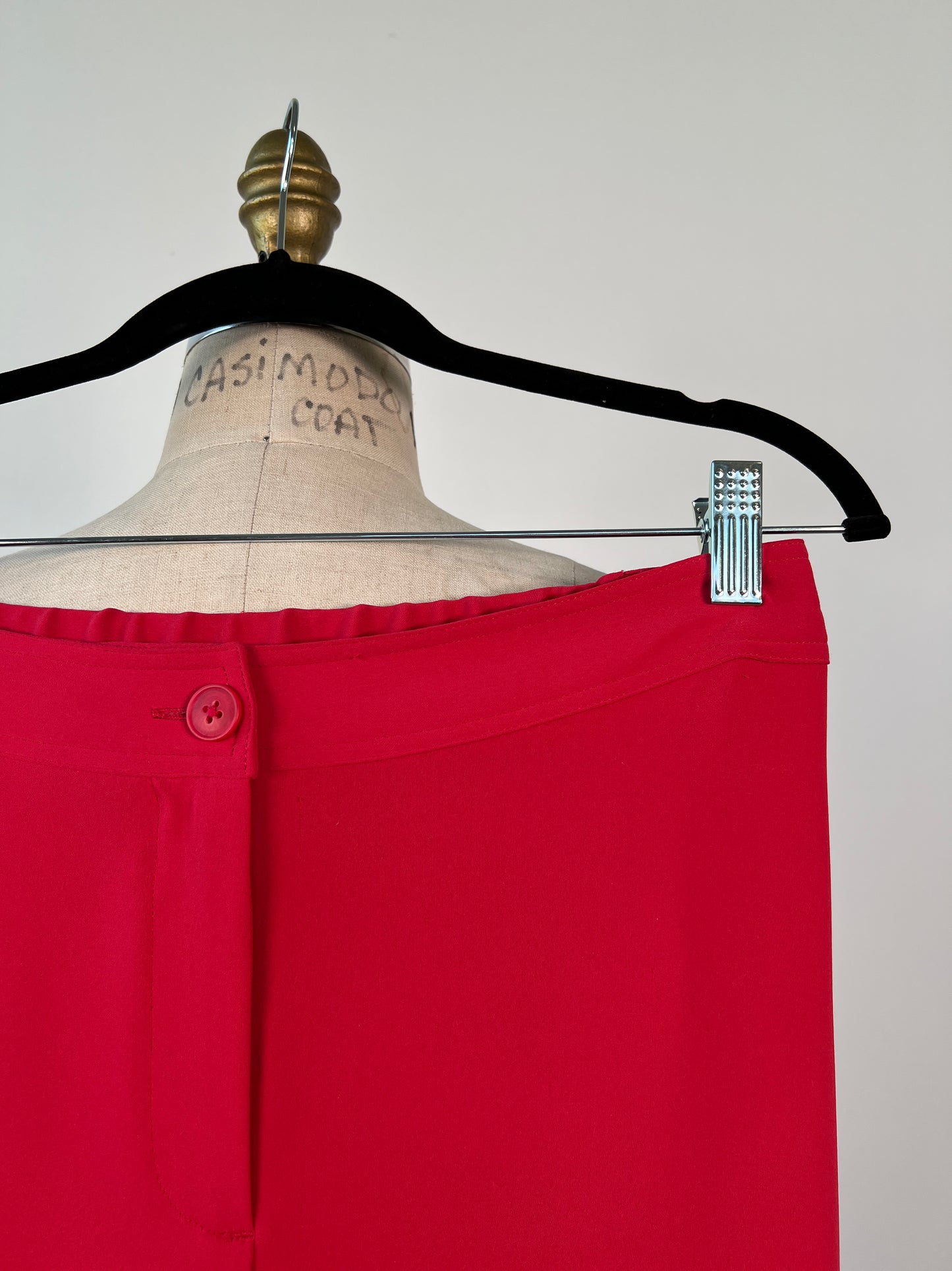 Pantalon rouge léger lavable IMPARFAIT* (6)