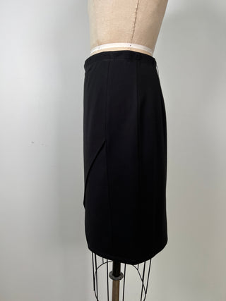 Stretchy Cross Slit Skirt (6)