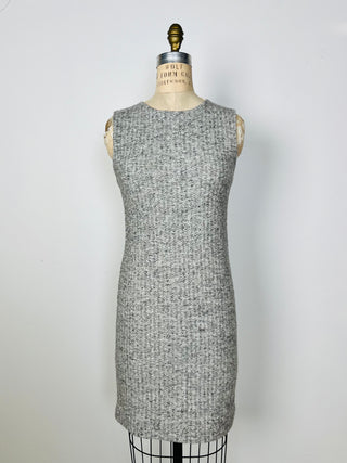 Grey/Cream Knit Dress (6)