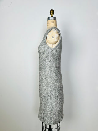 Grey/Cream Knit Dress (6)