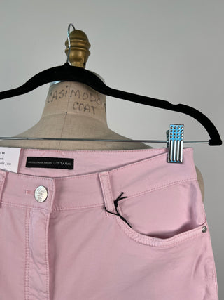 Pink slitted capri pants (6)