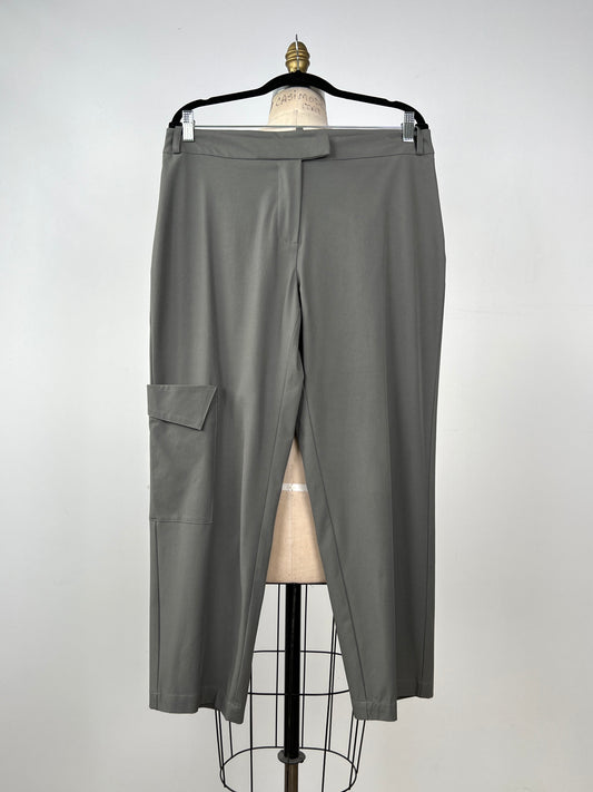 Pantalon gris ardoise à poche cargo (L)