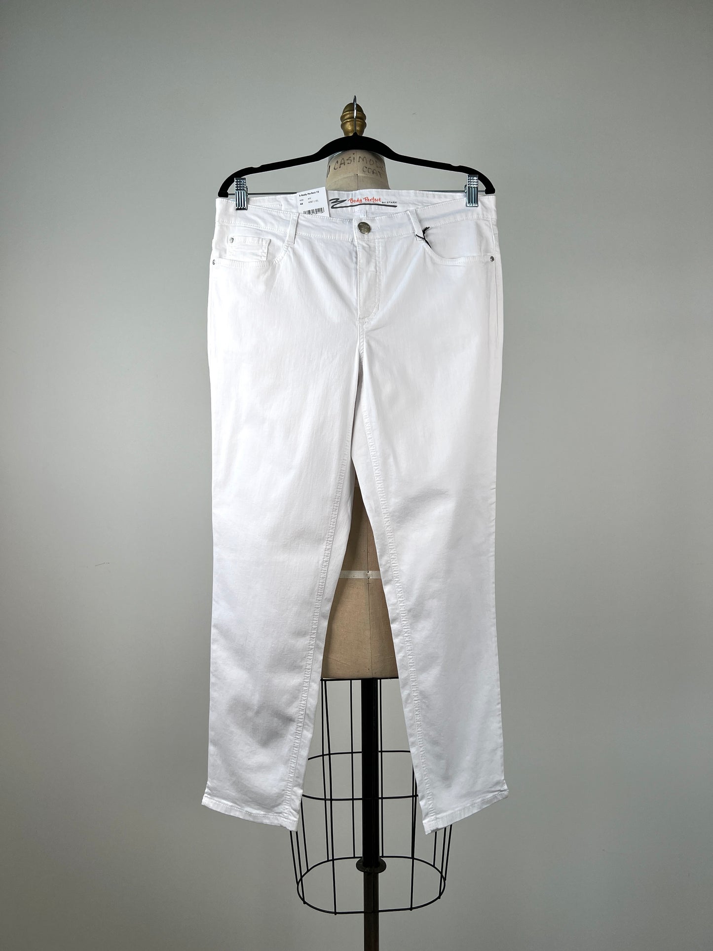 Pantalon skinny blanc façon denim extensible (6,14,16,18)