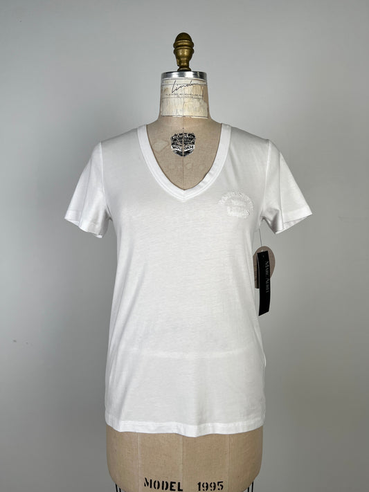 T-shirt blanc à broderie Your Style Your Rules (6)