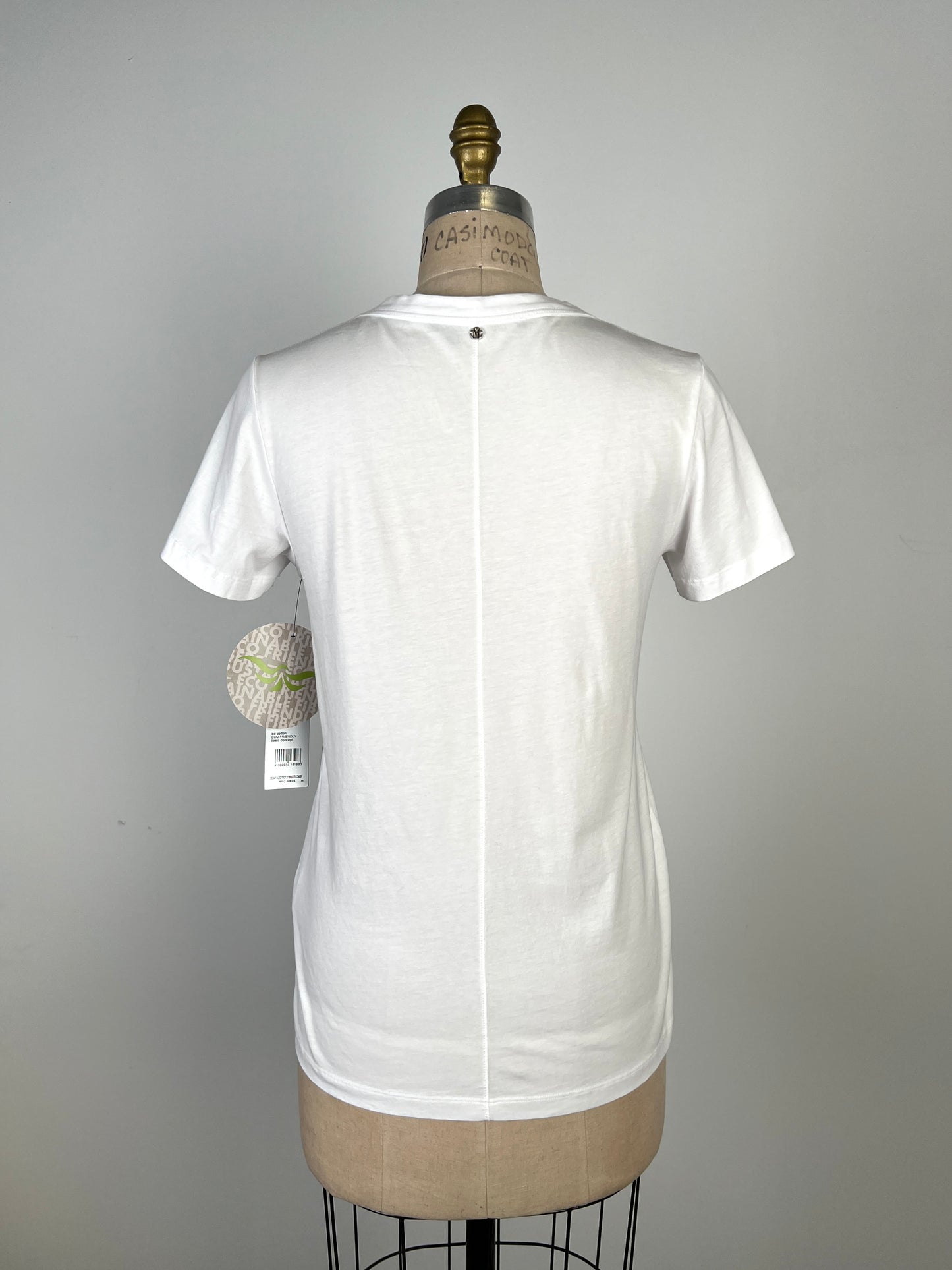 T-shirt blanc à broderie Your Style Your Rules (6)