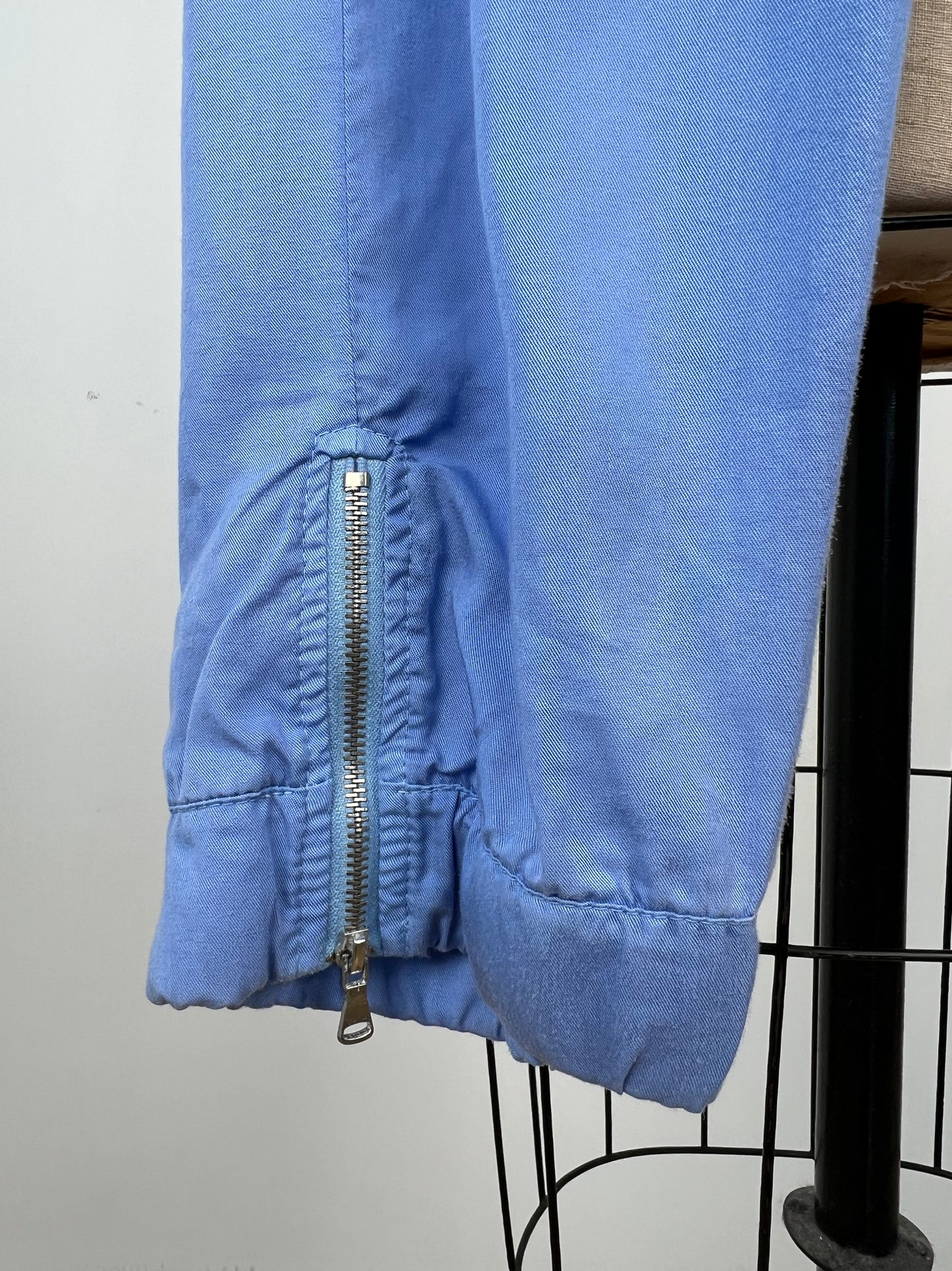 Pantalon jogger en lyocell bleu lavande (M)