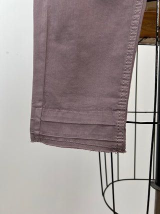 Pantalon skinny mauve cendré (4 et 8)