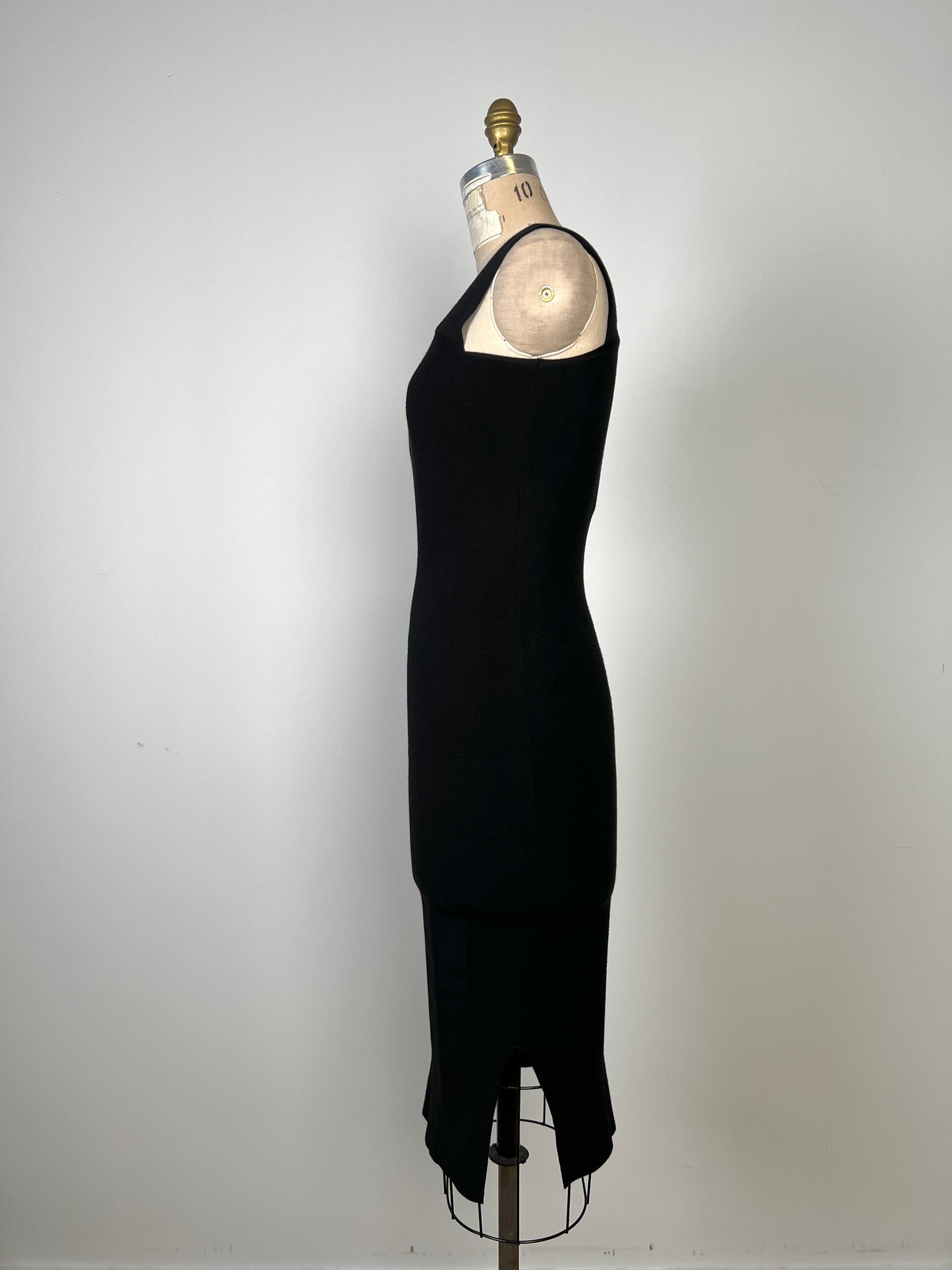Robe VAVAVOUM en tricot noir extensible lavable (4-6-10-12)