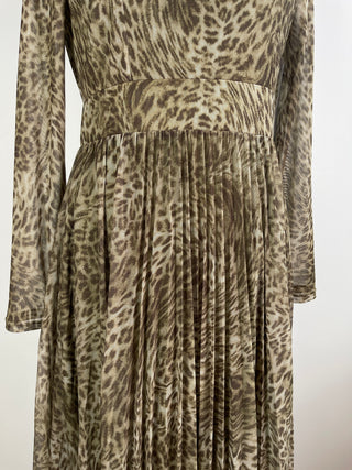 Khaki leopard print dress (6)