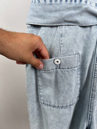 Combishort en denim délavé (6)