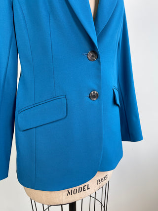 Titan blue fitted blazer (10)