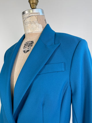 Titan blue fitted blazer (10)