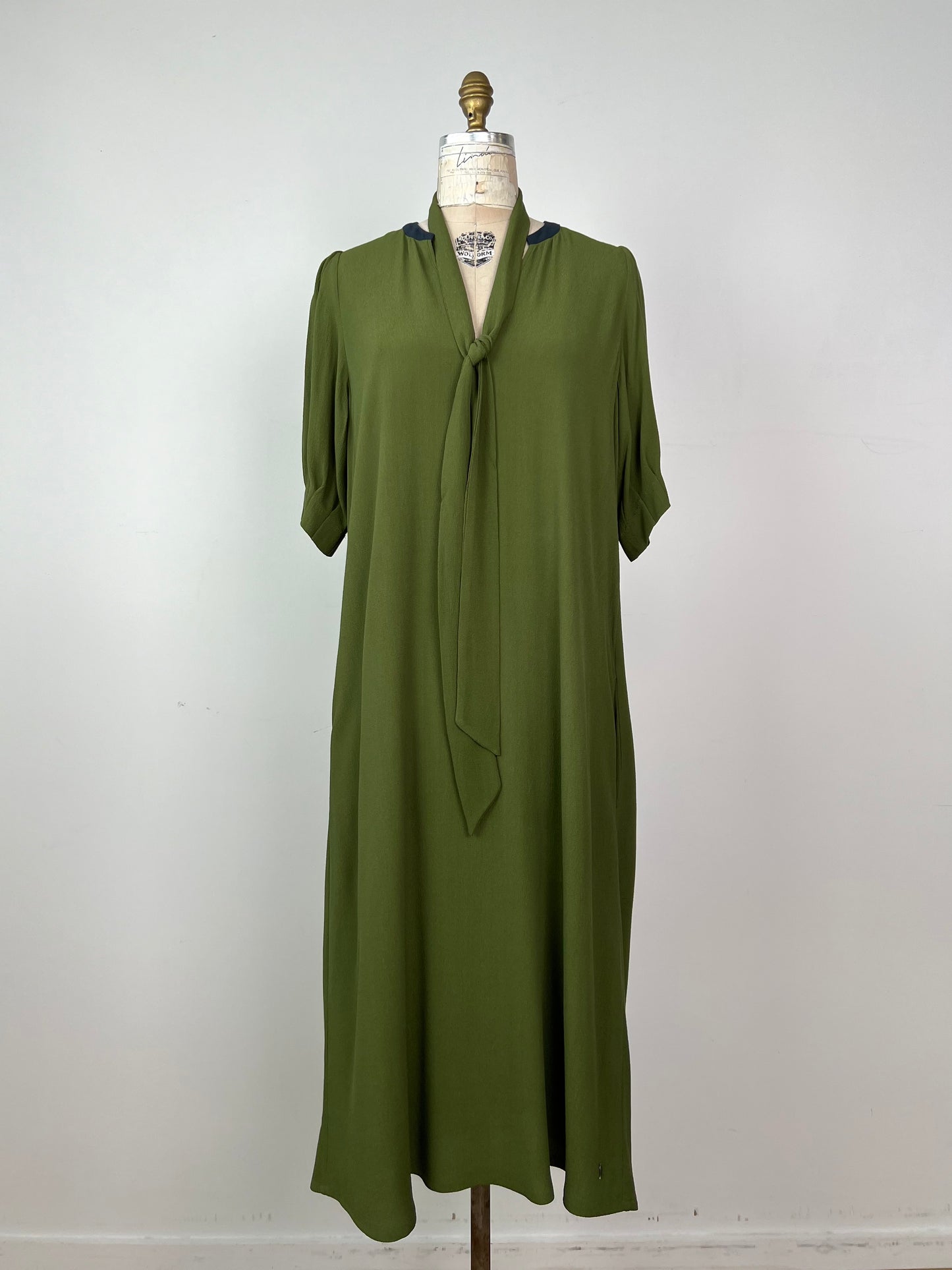 Robe confort vert mousse (6)