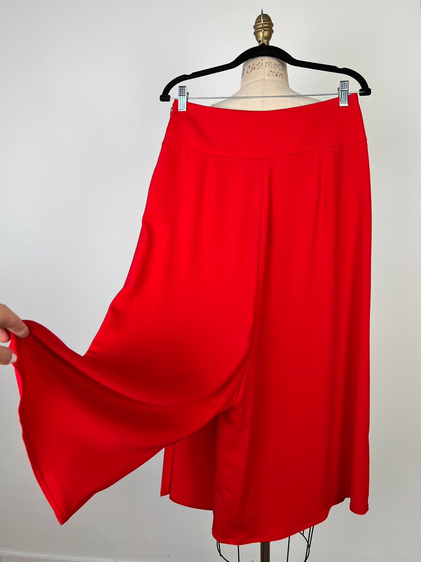 Pantalon/Jupe sarouel rouge lavable (S)