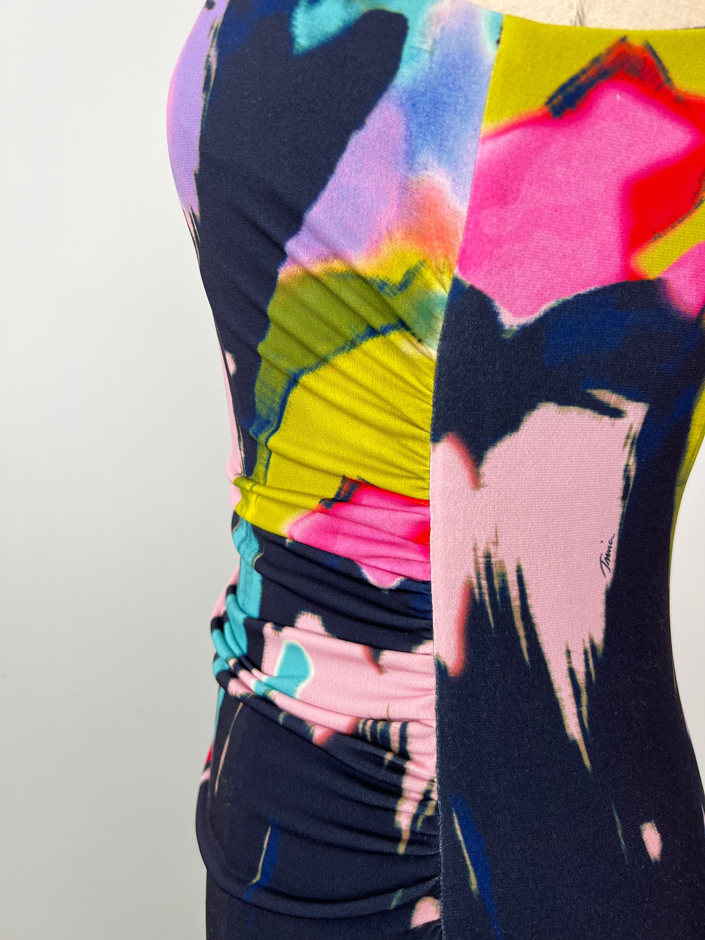 Robe ajustée stretch multicolore IMP* (6)
