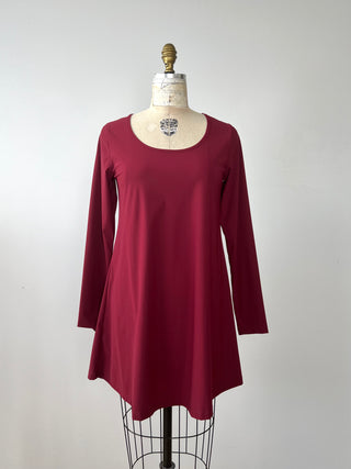 Cherry Microfiber Tunic (S)