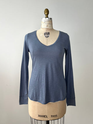 IMP Slate Blue V-Neck T-Shirt (XS+)