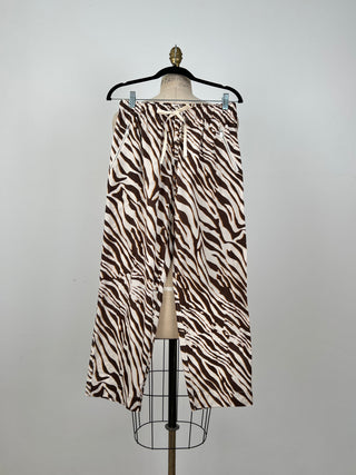 Zebra canvas pants (2+4)