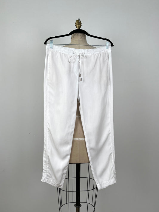Pantalon blanc décontracté  (6)