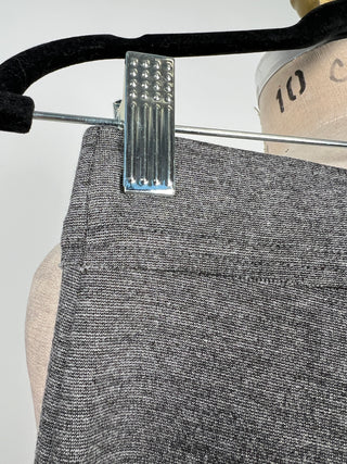 Heather gray woven knit and legging pants (S)