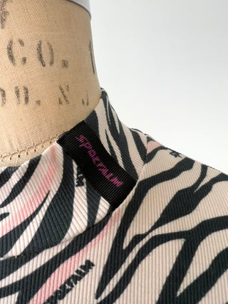 Pink zebra ribbed cotton top (6)