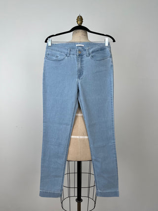 Pantalon en denim stretch bleu clair (28 à 30)