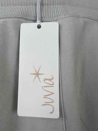 Pantalon jogger en molleton gris nuage (M)