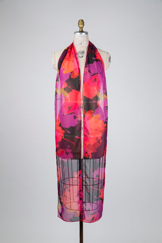 Foulard diaphane expression libre (XXL)