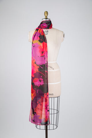 Foulard diaphane expression libre (XXL)