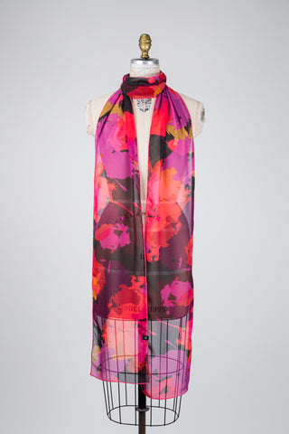 Foulard diaphane expression libre (XXL)