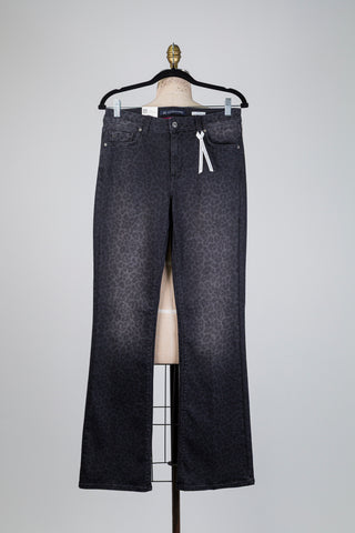 Pantalon en denim léopard noir (6 à 14)