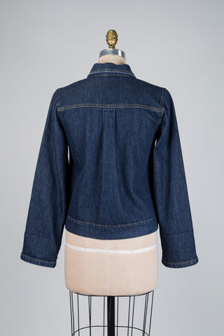 Button-front denim shirt (4)