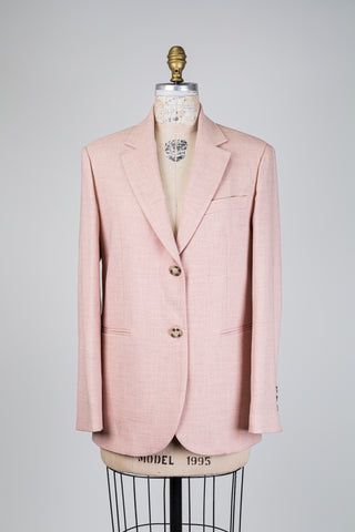 Veste tailleur rose chiné (4+8)