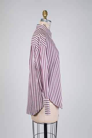 White and plum oversized blouse (2)