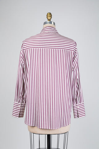 White and plum oversized blouse (2)