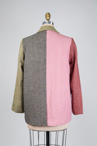 Blazer colorblock en tweed (6)