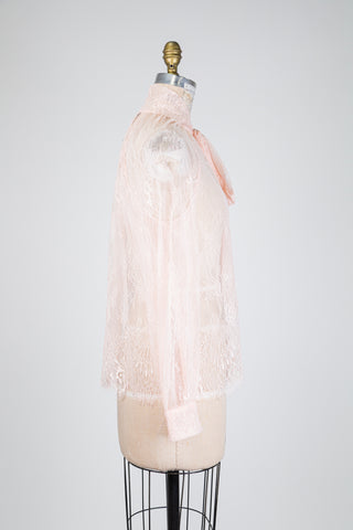 Pink lace blouse (4-14)