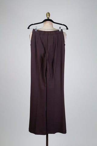 Brown bootcut tailored trousers (XXS/XS)