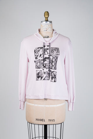 Lilac high-neck sweater (XS/S)