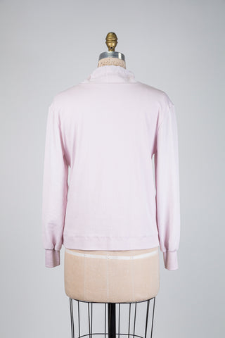 Lilac silky-sleeved sweater (XS/S)