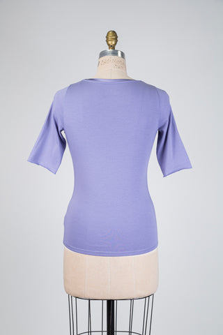 Lavender cotton T-shirt (XS to M)