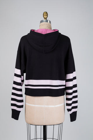 Reversible black and pink hoodie (S/M)