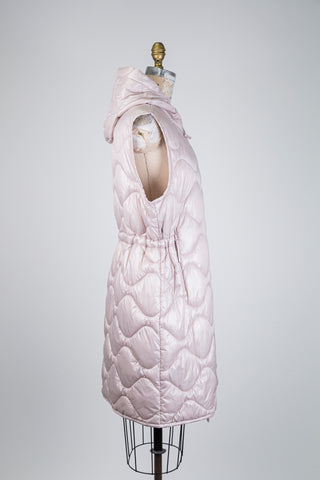 Veste matelassée sans manches rose pâle (10)