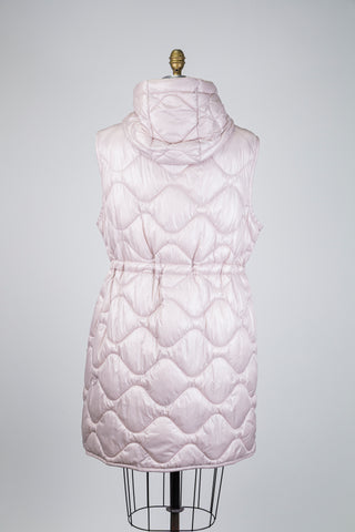 Veste matelassée sans manches rose pâle (10)