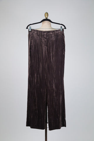 Mocha brown corduroy trousers (6)