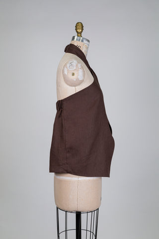 Haut brun espresso modulable (S)