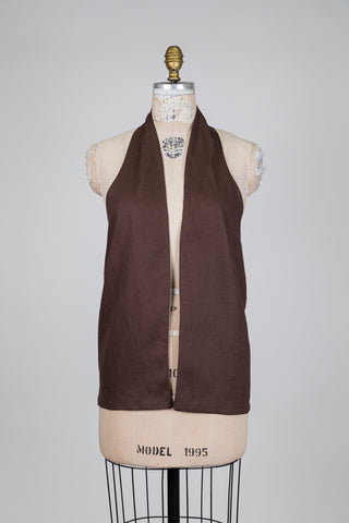 Haut brun espresso modulable (S)