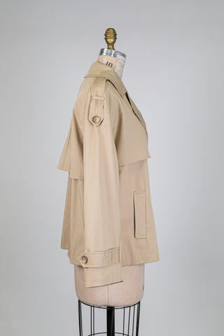 Trench boxy beige (S+)